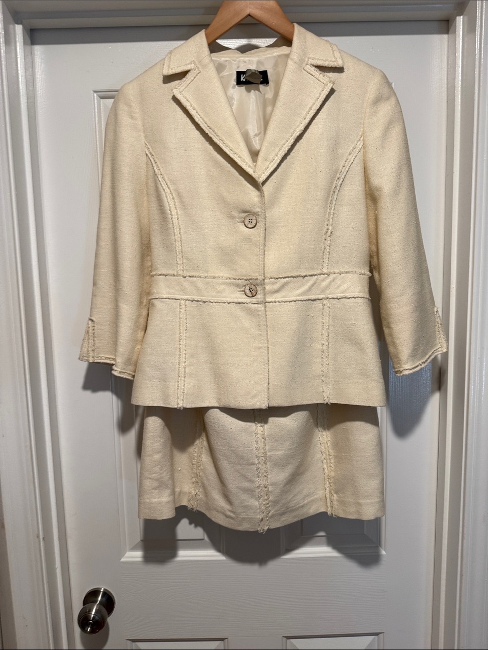 Kasper Cream Women's Blazer Jacket